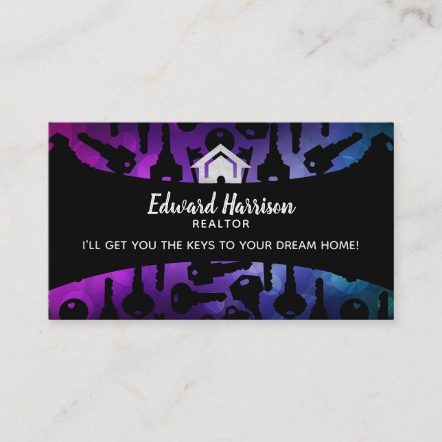 Realtor Slogans Business Cards (Front)
