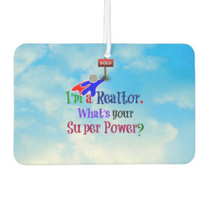 Realtor Super Power Car Air Freshener