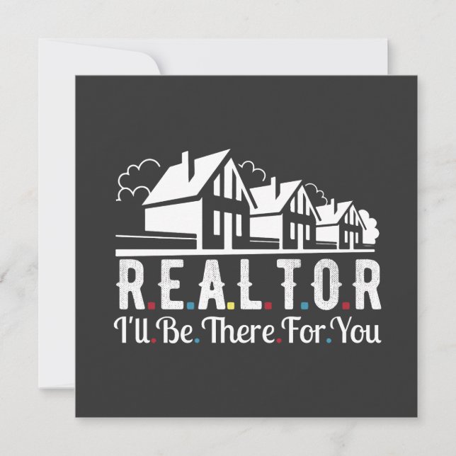 Realtor there for your House   Card (Front)
