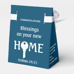 Realtor to Client NEW HOME Teal Closing Gift Favour Box