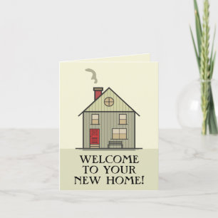 Realtor Welcome Home Customer Appreciation Blank Card