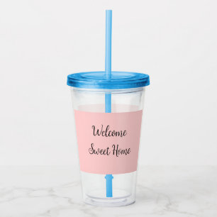 Realtor welcome home housewarming add your name te acrylic tumbler
