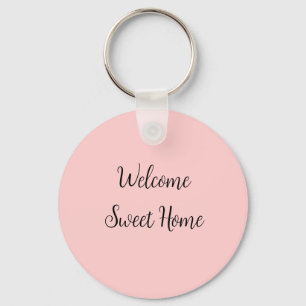 Realtor welcome home housewarming add your name te key ring