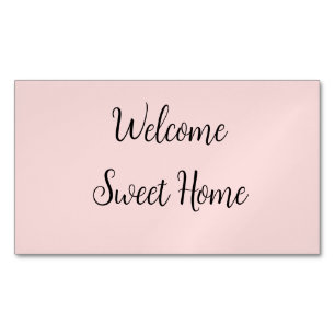 Realtor welcome home housewarming add your name te 	Magnetic business card