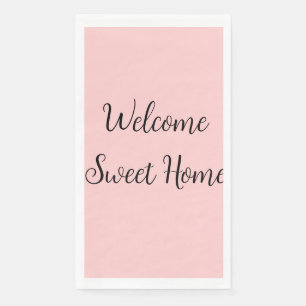 Realtor welcome home housewarming add your name te napkin
