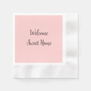 Realtor welcome home housewarming add your name te napkin