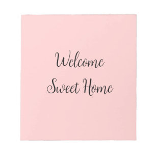 Realtor welcome home housewarming add your name te notepad