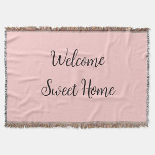 Realtor welcome home housewarming add your name te throw blanket