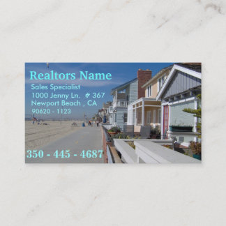 Realtors , Sales Specialist Business Card