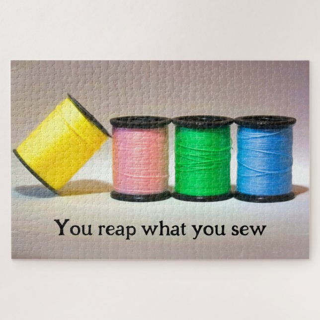 Reap What You Sew Jigsaw Puzzle (Horizontal)