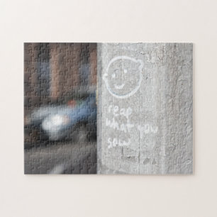 Reap What You Sow New York City Graffiti Photo NYC Jigsaw Puzzle