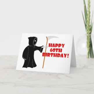 Reaper 60th Birthday Card