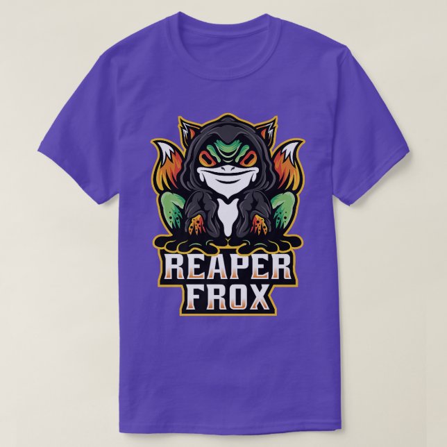 Reaper Fro Fo Frog Grim Reaper Foes Toad Creatures T-Shirt (Design Front)