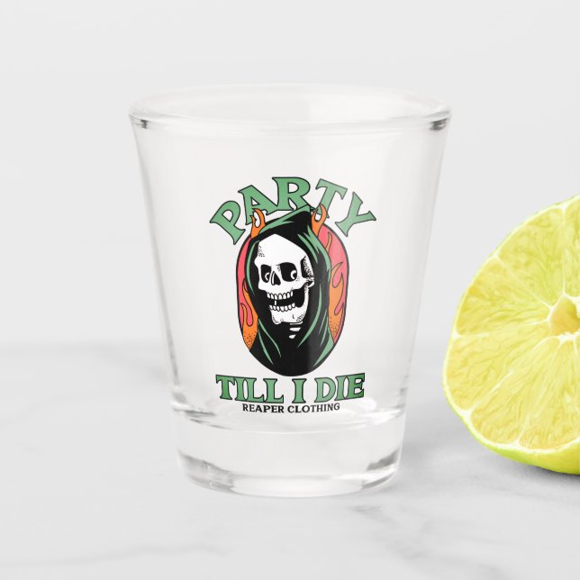 Reaper Inferno Shot Glass (Front)