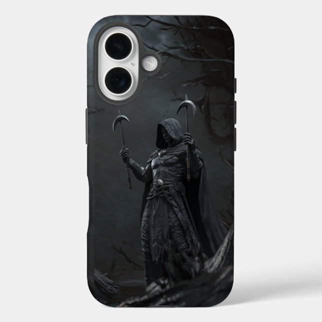 Reaper of the Shadows – Twin Blade Warrior Case-Mate iPhone Case (Back)