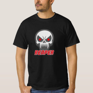 Reaper Skull Biker Heavy Metal T-Shirt