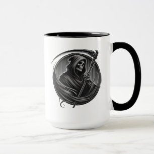 Reaper With Scythe Gothic Mug