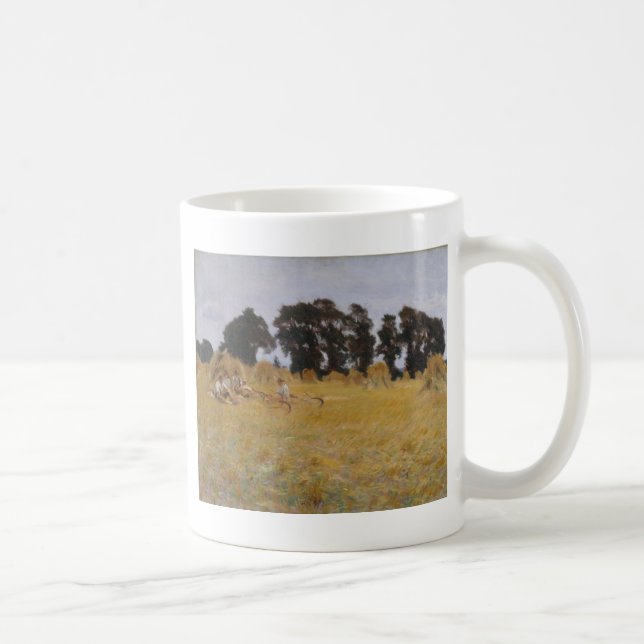 Reapers Resting in a Wheat Field Coffee Mug (Right)