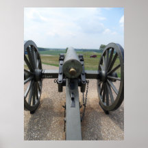 Rear of America Civil War Cannon