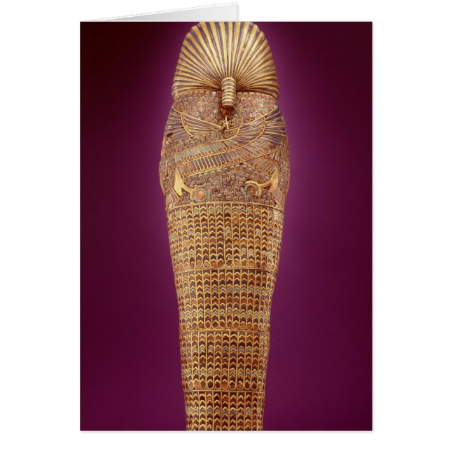 Rear view of one of the canopic coffins (Front)