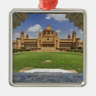 Rear view of Umaid Bhawan Palace hotel, Jodjpur, Metal Ornament