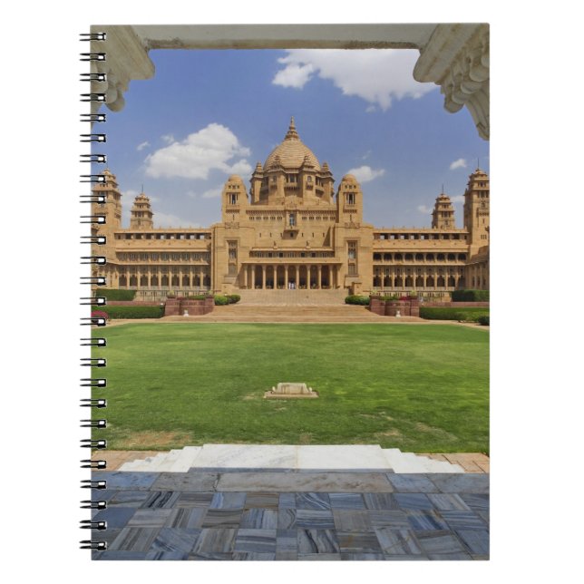 Rear view of Umaid Bhawan Palace hotel, Jodjpur, Notebook (Front)