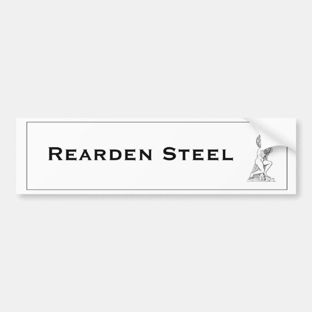 Rearden Steel Atlas Shrugged Bumper Sticker (Front)