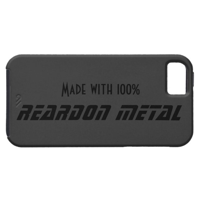 Reardon Metal iPhone Case (Back Horizontal)