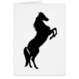 Rearing horse