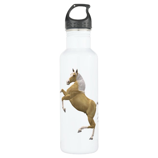 Rearing horse 710 ml water bottle (Front)