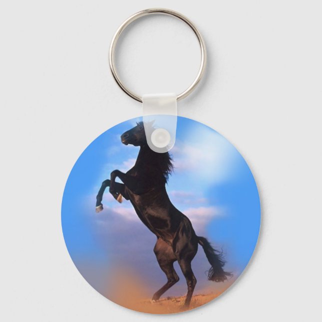 Rearing Horse Key Ring (Front)