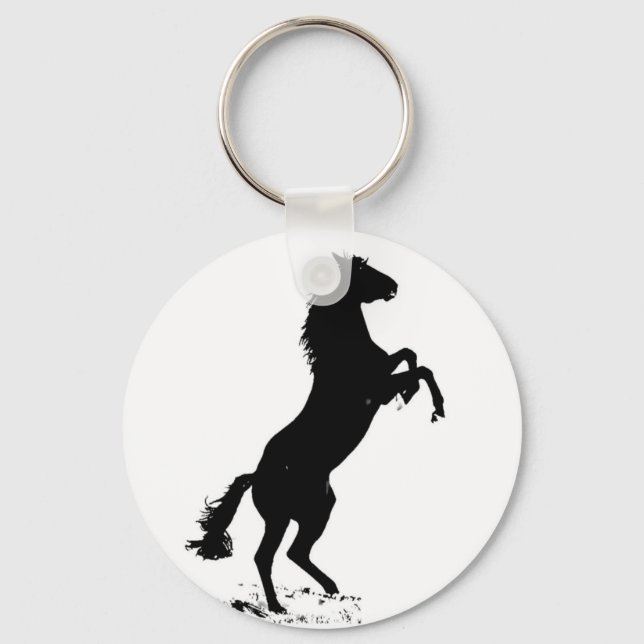 Rearing Horse Key Ring (Front)
