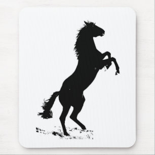 Rearing Horse Mousepads