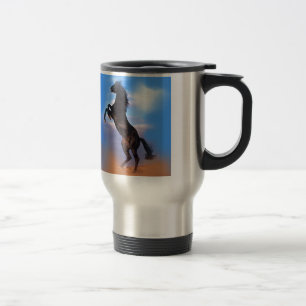 Rearing Horse Travel Mug