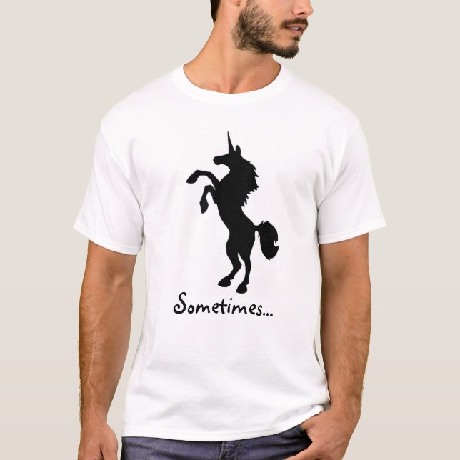 Rearing Unicorn T-Shirt (Front)