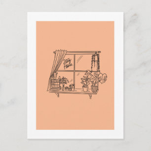 Reason 4 to Stay Home - Water the House Plants Postcard
