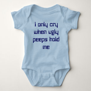 Reason to cry creeper. baby bodysuit