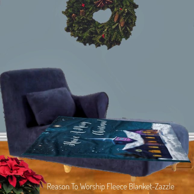 Reason To Worship  Fleece Blanket (Creator Uploaded)