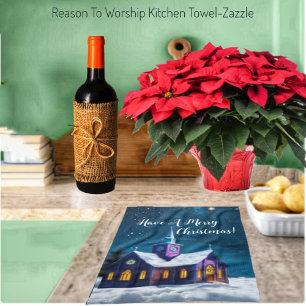 Reason To Worship Tea Towel