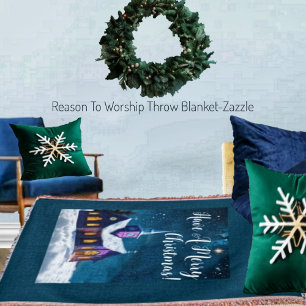 Reason To Worship Throw Blanket