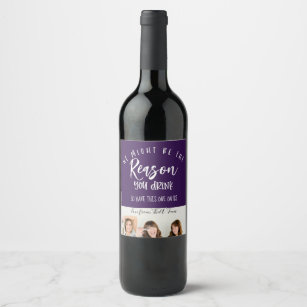 Reason you drink Greeting boss, Bosses Day Gift, Wine Label