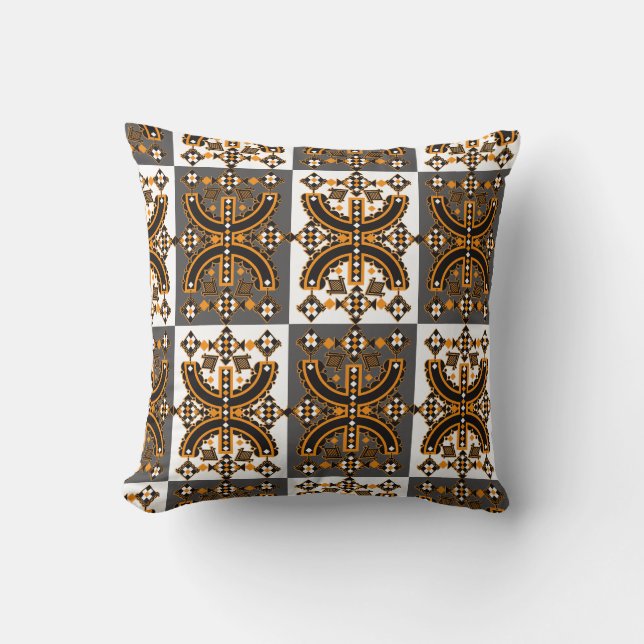 Reasons for the Kabyle Amazigh pottery Cushion (Front)