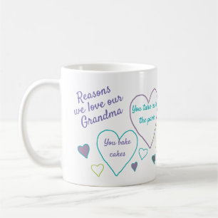 Reasons I Love Grandma Custom Coffee Mug