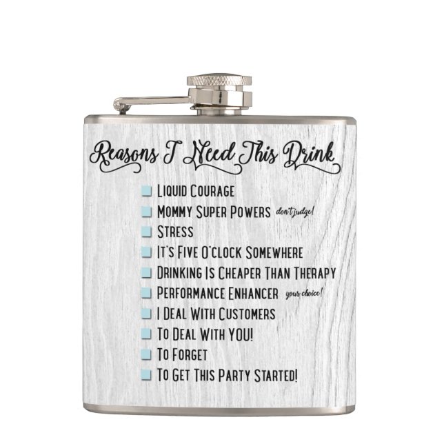 Reasons I Need This : Flask (Front)