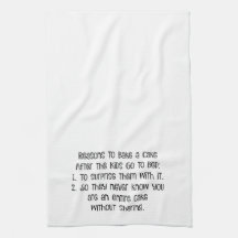 Reasons to Bake a Cake – Funny Kitchen Towel