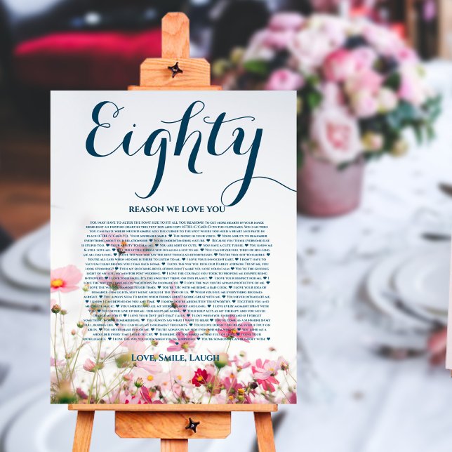 Reasons we love about you 90,80 70, 60, 50, poster (Creator Uploaded)