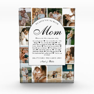 Reasons We Love You Mom Photo Grid Collage Block