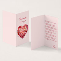 Reasons Why I love You | Custom Valentine's Card