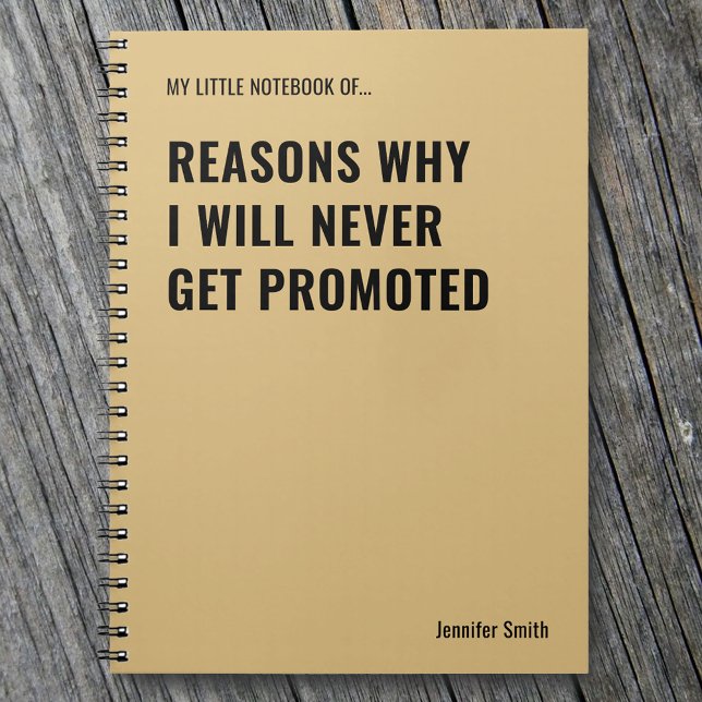 Reasons Why I Will Never Funny Quote Notebook (Creator Uploaded)