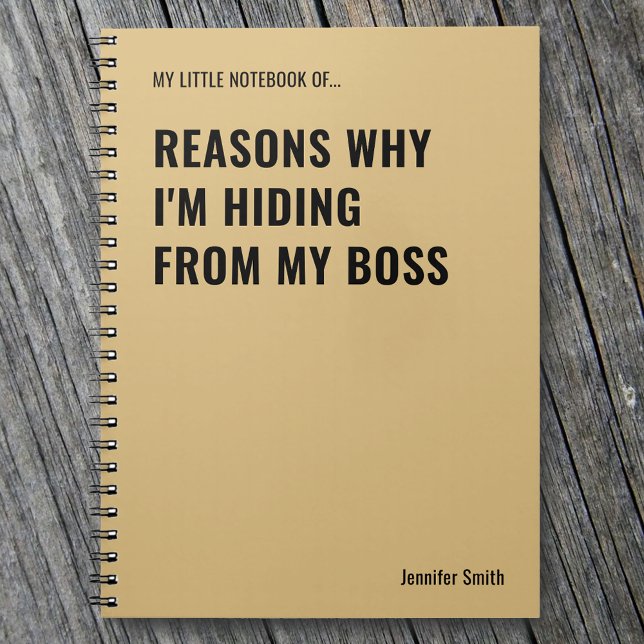 Reasons Why I'm Hiding Funny Quote Notebook (Creator Uploaded)